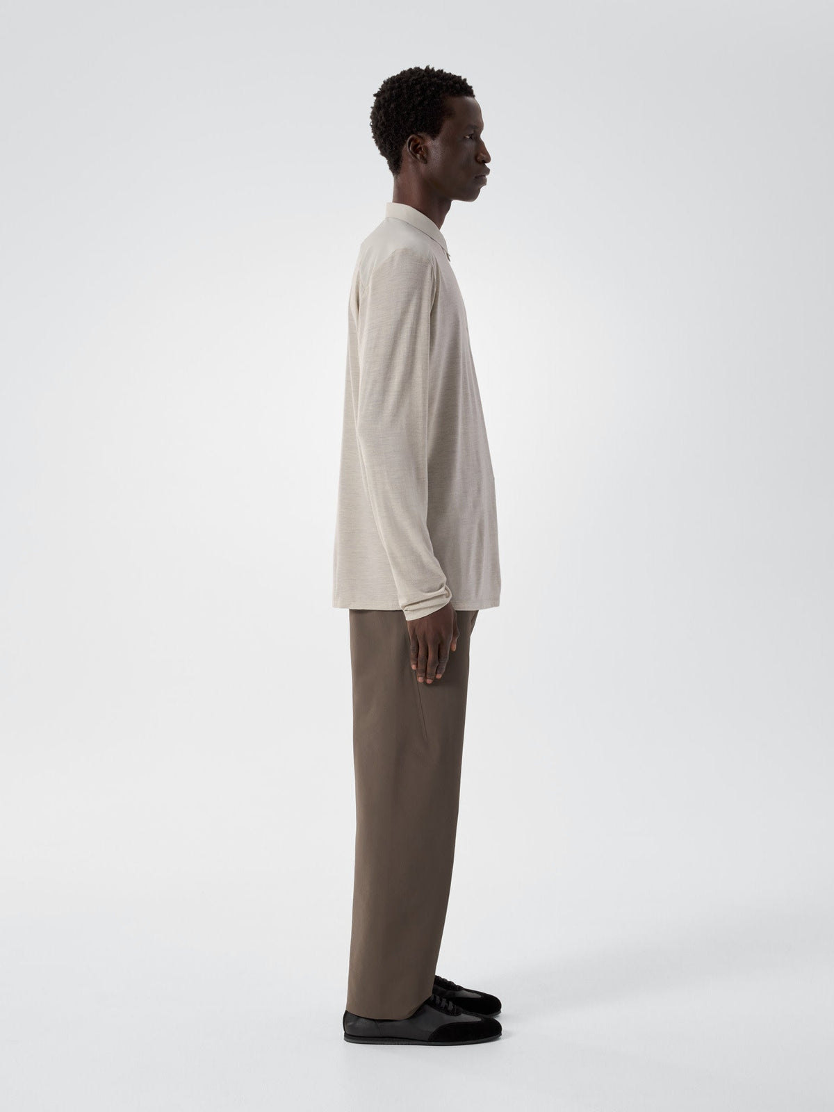 Frame Polo Shirt LS Men's