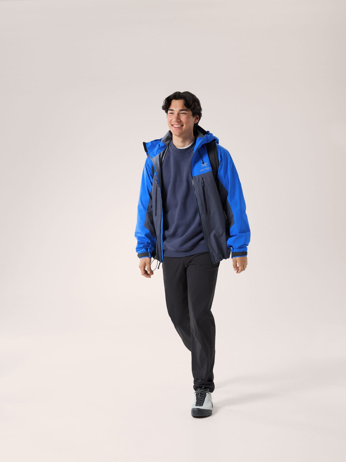 Emblem Fleece Crew Neck Pullover Men's