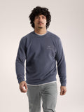 Emblem Fleece Crew Neck Pullover Men's