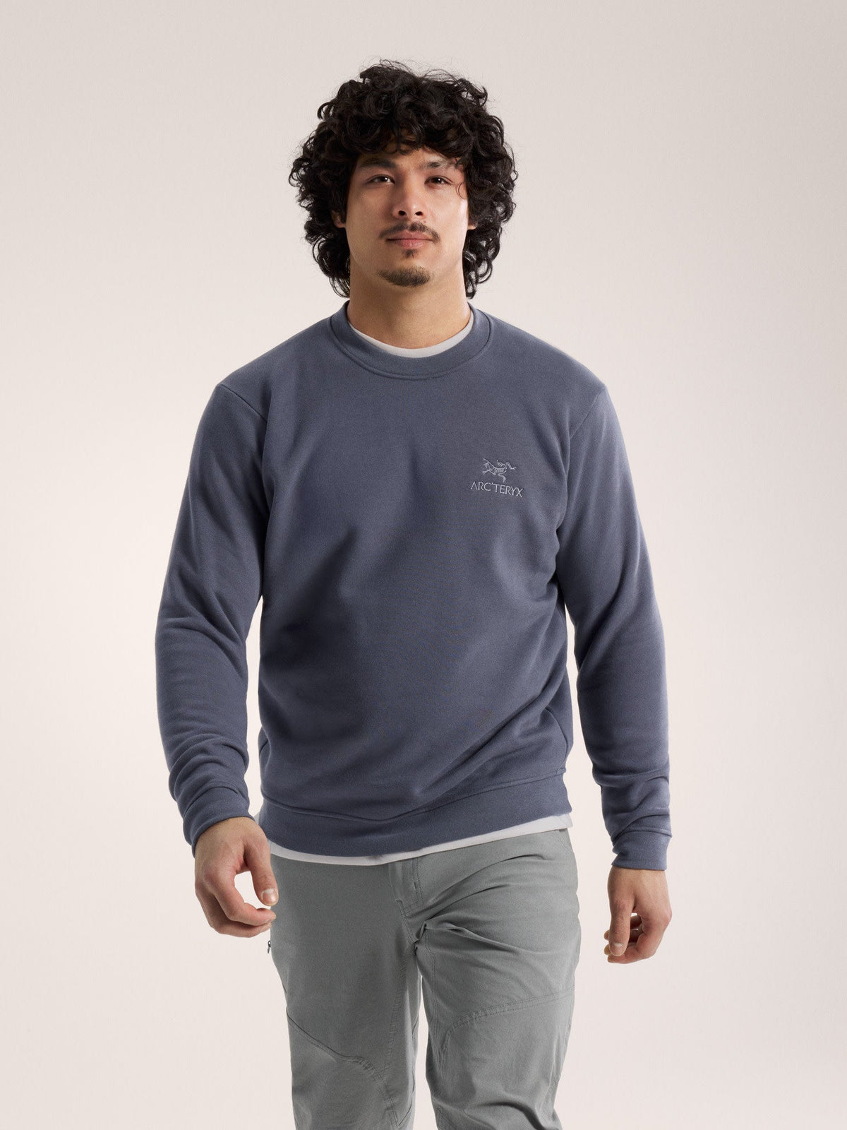 Emblem Fleece Crew Neck Pullover Men's