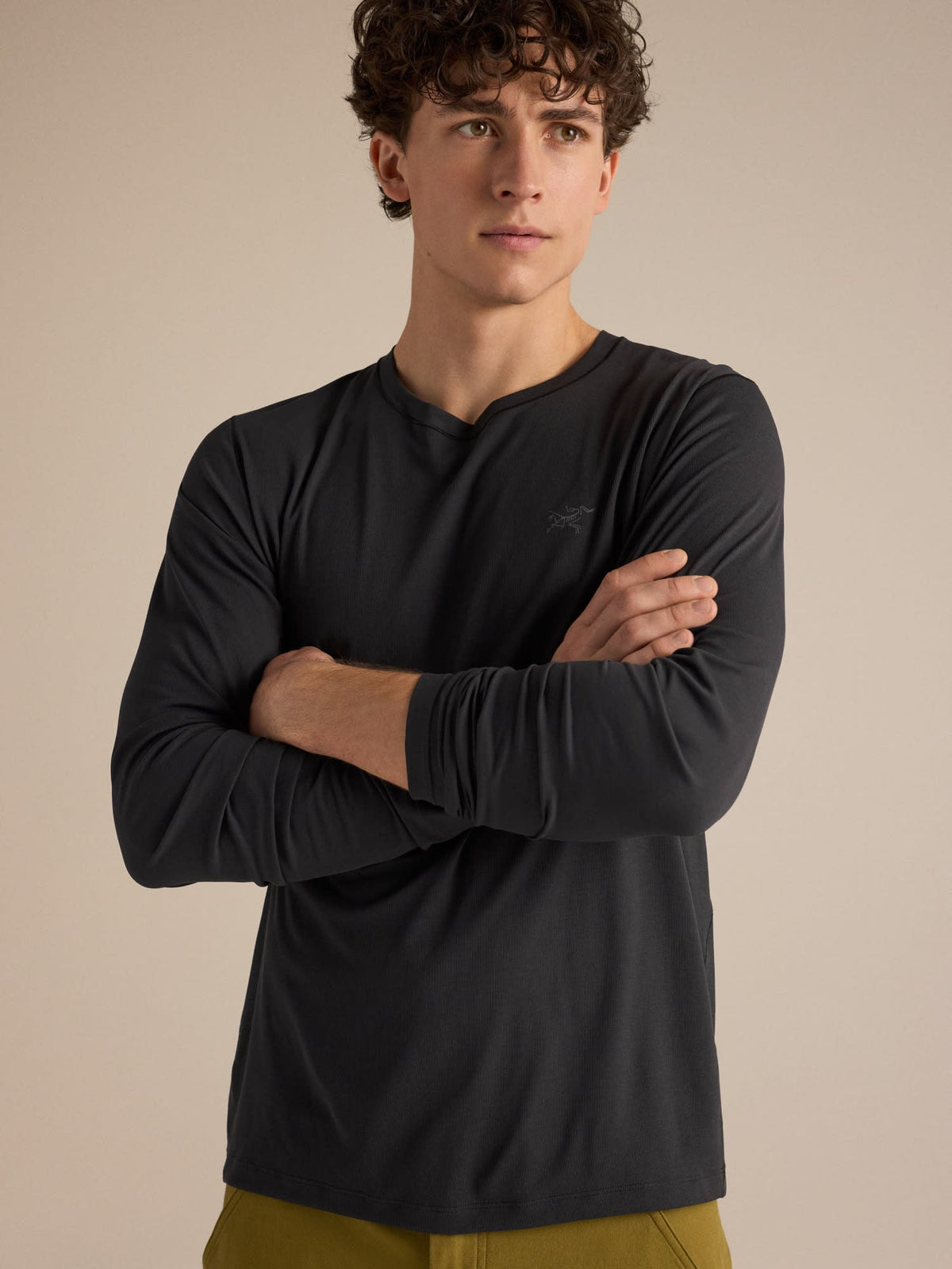 Cormac Crew Neck Shirt LS Men's