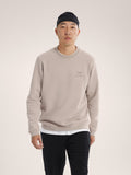 Emblem Fleece Crew Neck Pullover Men's