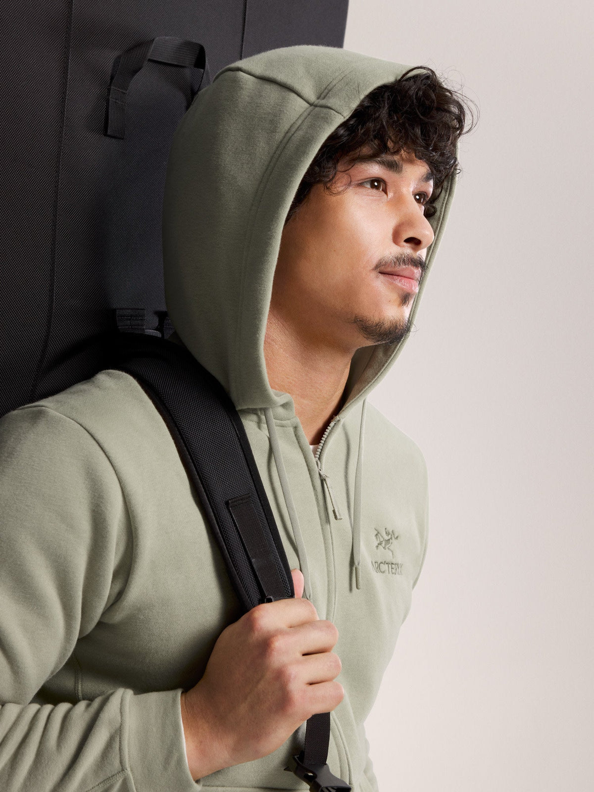 Emblem Fleece Full Zip Hoody Men's