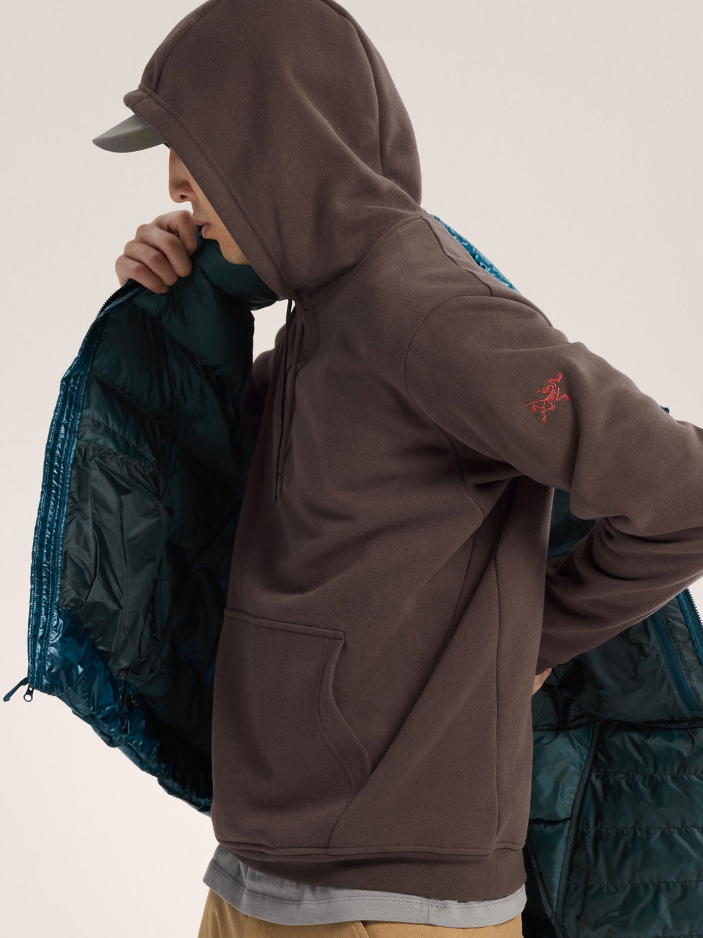 Emblem Fleece Hoody Men's