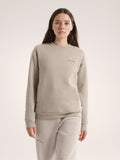 Emblem Fleece Crew Neck Pullover Women's